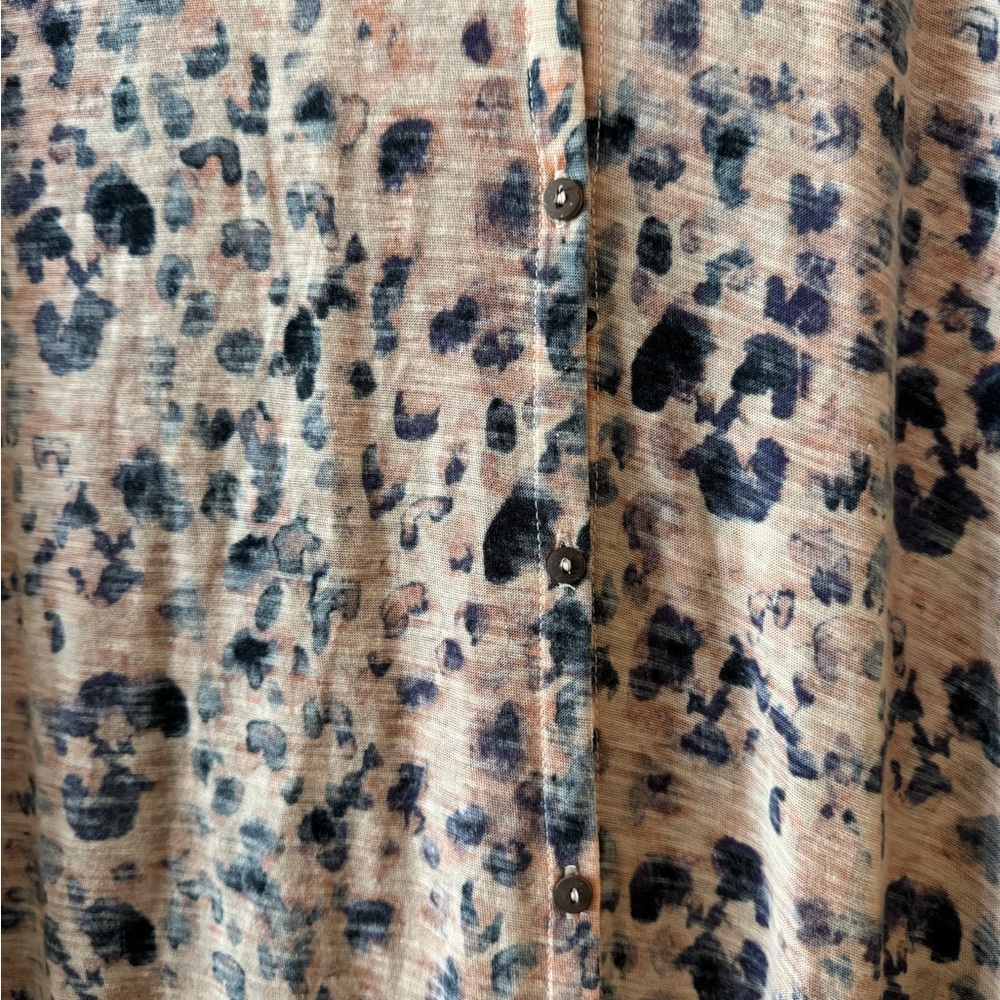 FP Intimately Leopard Printed Maxi Top Robe Duster, Size Small - Picture 3 of 11